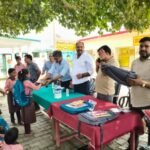 कौशाम्बी 22 सितंबर 26**मेडिकल कैंप में 110 बच्चों का स्वास्थ्य परीक्षण,शिक्षा सामग्री पाकर खिले चेहरे*