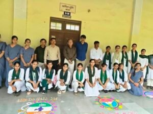 मथुरा 23 सितम्बर 26*बी.एस.ए. कॉलेज में सेवा संकल्प अभियान के तहत रंगोली प्रतियोगिता आयोजित