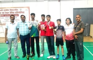 मुजफ्फरनगर 28 सितंबर 26*प्रदेश स्तरीय बैडमिंटन चौंपियनशिप में होली चाइल्ड पब्लिक इंटर कॉलेज के शिव चौधरी ने जीता स्वर्ण पदक