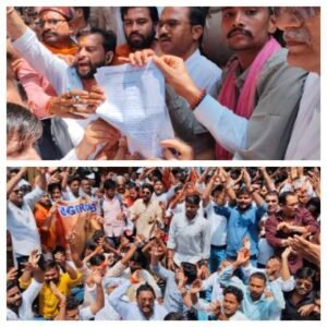 बांदा 7 सितंबर 26*जर्जर दीवार गिरने से ग्रामीण का लाखों का नुकसान, मुआवजा मांगने पर दबंगों ने दी धमकी,