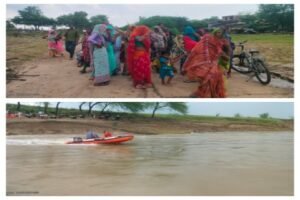 बांदा 17सीतंबर 26*मां की आंखों के सामने रपटे में समाया पांच साल का प्रियांशु,तलाश जारी*