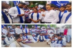बाँदा 16 सितंबर 2026 को जिला मुख्यालय बांदा में महामहिम राष्ट्रपति महोदया को संबोधित चार सूत्रीय ज्ञापन दीया*
