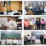 ग्रेटर नॉएडा 17 सितंबर 26*यमुना एक्सप्रेसवे पर ₹1 में हेलीकॉप्टर सेवा का प्रस्ताव, हेलमेट मैन ने दिया ज्ञापन