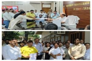 मुजफ्फरनगर 22 सितंबर**नियमितीकरण की मांग को लेकर NHM संविदा कर्मचारियों ने भरी हुंकार, डीएम को सौंपा ज्ञापन*
