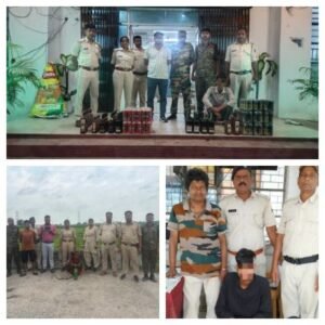 पूर्णिया27 सितम्बर 26*शराब माफियाओं पर टूटा प्रशासन का कहर, 176 लीटर शराब जब्त, 4 धंधेबाज गिरफ्तार, एक कमरा सील