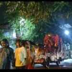 महोबा 25 सितंबर 26*भारी बारिश के बीच श्रद्धा और उल्लास के साथ हुआ गणेश विसर्जन
