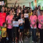 पूर्णिया बिहार 1 अक्टूबर 26 पूर्णिया में पहली बार नाइट मैराथन, महिला सुरक्षा के लिए दौड़ा शहर*