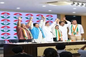 मथुरा 3 अक्टूबर 26*मांट के सियासी दिग्गज श्याम सुंदर शर्मा की कांग्रेस में घर वापसी