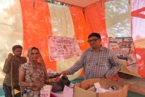 बांदा5 अक्टूबर 26*सेवा संकल्प माह में स्वास्थ्य शिविर, 106 ग्रामीणों को मिली स्वास्थ्य सेवाएं*