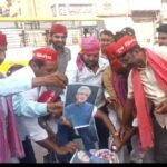 मथुरा 6 अक्टूबर 26*अखिलेश यादव की हिरासत के विरोध में मथुरा में सपा का हल्ला-बोल