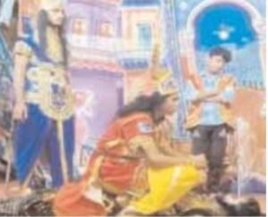 लखनऊ 13 अक्टूबर 26*कंस वध के साथ मऊ में पांच दिवसीय श्रीकृष्ण लीला का भव्य समापन