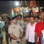 पूर्णिया बिहार 15 अक्टूबर 2026 *दुर्गा पूजा को लेकर एसएसपी पूर्णिया ने धमदाहा में पंडालों का किया निरीक्षण*