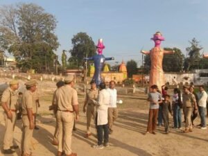 सहारनपुर 20 अक्टूबर 26*पुलिस अधीक्षक ग्रामीण एवं क्षेत्राधिकारियों द्वारा रावण दहन कार्यक्रमों की सुरक्षा व्यवस्था का लिया गया जायजा