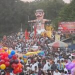 कौशाम्बी 21 अक्टूबर 26**पत्थर के रावण की अनोखी रामलीला*