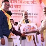 गोला 29 अक्टूबर 26*छोटी काशी गोला में लोकसभा अध्यक्ष ओम बिरला का माहेश्वरी समाज ने किया भव्य स्वागत*