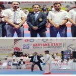 मुजफ्फरनगर, 2 अक्टूबर 2026 25वीं हरियाणा स्टेट कराटे चैंपियनशिप में रैफरी व जज रहे मुजफ्फरनगर यूपी के सिहान *राजेश कौशिक*