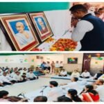 लखनऊ 2 अक्टूबर 26* DM विशाख G ने गांधी जी एवं शास्त्री जी की जयंती पर पुष्पांजलि अर्पित की 