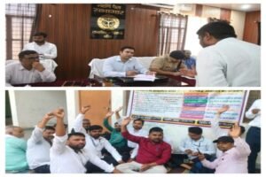 बांदा 3अक्टूबर 26*तहसील दिवस का बहिष्कार कर लेखपालों ने दिया धरना*