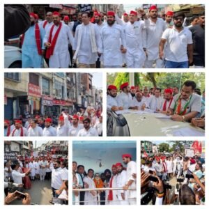 रुद्रपुर 8 अक्टूबर 26*वोट चोरी के आरोपों पर गरजे सपा कार्यकर्ता, CEC के इस्तीफे की मांग