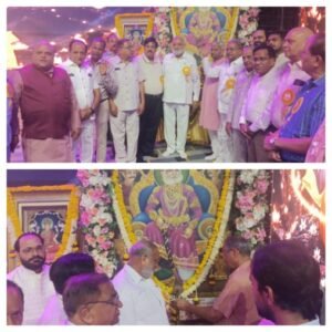 मथुरा 13 अक्टूबर 26*सम्मान समारोह तथा विराट कवि सम्मेलन के नाम रहा मेले का प्रथम दिन*