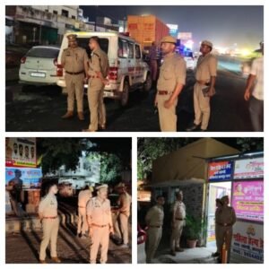 कानपुर नगर 13 अक्टूबर 26*DCP पश्चिम द्वारा शारदीय नवरात्रि के दृष्टिगत थाना सचेंडी क्षेत्र में विशेष चेकिंग अभियान