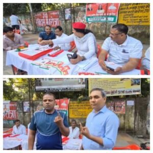 लखनऊ23 अक्टूबर 26*UP में MLC की 11 सीटों के लिए वोटिंग शुरू।