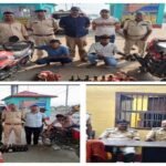 पूर्णिया बिहार 25 अक्टूबर 26 *पूर्णिया में शराब माफियाओं पर प्रशासन का बड़ा प्रहार, 37 लीटर शराब जब्त, 3 गिरफ्तार, 3 बाइक सीज*