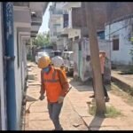 महोबा 9 अक्टूबर 26*डेंगू-मलेरिया से बचाव के लिए नगर पालिका चरखारी ने तेज किया दवा छिड़काव अभियान,