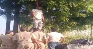 कानपुर नगर 20 अक्टूबर 26*27 वर्षीय युवक भूरा राजपूत का शव पेड़ से लटका मिलने से इलाके में सनसनी फैल गई।*