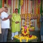 मथुरा 20 अक्टूबर 26*विजयदशमी पर रावण दहन का विरोध, ओमवीर सारस्वत एडवोकेट ने की दशानन की महाआरती