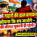 नई दिल्ली 9 अक्टूबर 26*: “पुलिस को ढाल बनाकर ये मत सोचना कि बच जाओगे—कानून से ऊपर कोई नहीं!”
