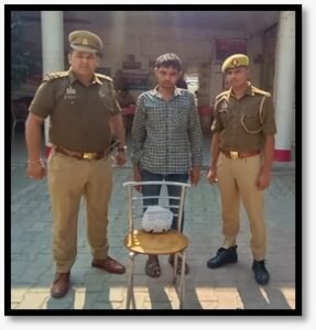 मथुरा 31 अक्टूबर 26*थाना बलदेव पुलिस द्वारा 01 अभियुक्त को अवैध (गाँजा) सहित किया गया गिरफ्तार ।*
